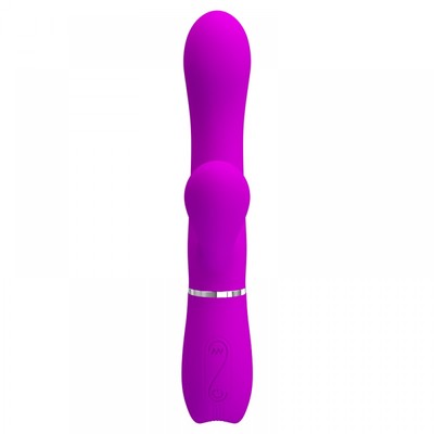 Foto 2 do produto Vibrador de Clitóris e Ponto G Recarregável com 12 Modos de Vibrações e 4 Modos de Estímulos - Pretty Love Clitóris Vibrator | 11 x 3,1 cm
