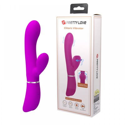 Vibrador de Clitóris e Ponto G Recarregável com 12 Modos de Vibrações e 4 Modos de Estímulos - Pretty Love Clitóris Vibrator | 11 x 3,1 cm