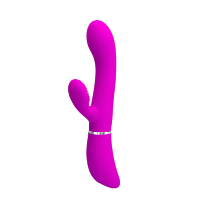 Foto 3 do produto Vibrador de Clitóris e Ponto G Recarregável com 12 Modos de Vibração e 4 Modos de Estímulos - Pretty Love Clitóris Vibrator | 11 x 3,1 cm