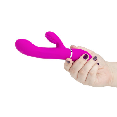 Vibrador de Clitóris e Ponto G Recarregável com 12 Modos de Vibração e 4 Modos de Estímulos - Pretty Love Clitóris Vibrator | 11 x 3,1 cm