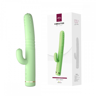 Foto 6 do produto Vibrador de Clitóris e Ponto G Recarregável no Formato de Cacto com Função Aquecimento, 10 Modos de Vibrações e 7 Modos Vai e Vem - Lilo Vibrator We Love | Disponível em 2 Cores