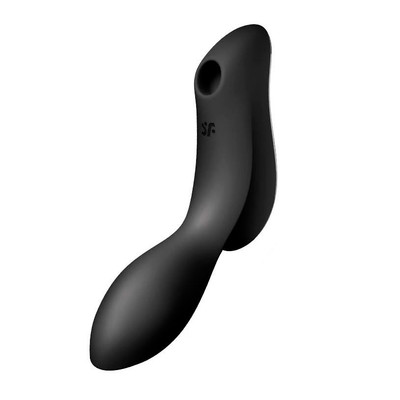 Foto 2 do produto Vibrador de Clitóris e Ponto G Recarregável com Motor Duplo, 11 Ondas de Pressão e 12 Programas de Vibração - Satisfyer Curvy Trinity 2 | Disponível em 2 Cores