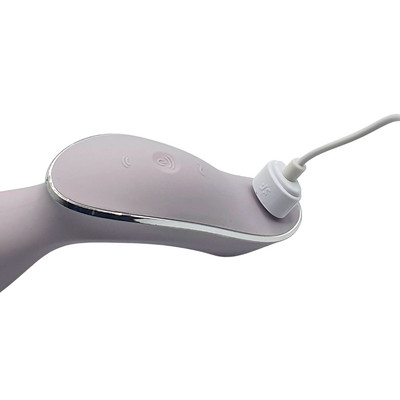 Foto 8 do produto Vibrador de Clitóris e Ponto G Recarregável com Motor Duplo, 11 Ondas de Pressão e 12 Programas de Vibração - Satisfyer Curvy Trinity 2 | Disponível em 2 Cores