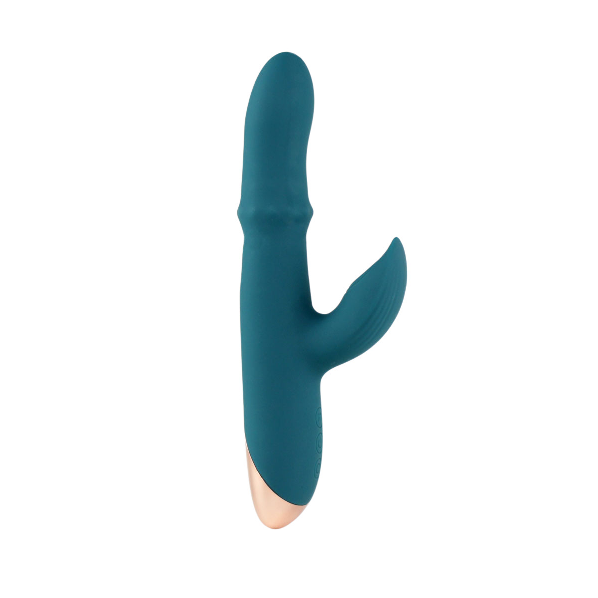 Vibrador de Clitóris e Ponto G em Silicone com Anel Estimulador, 10 Modos de Vibrações, 10 Funções de Dedilhar e Recarregável - SI Star | 12 x 3,5 cm | Disponível em 2 Cores - 2
