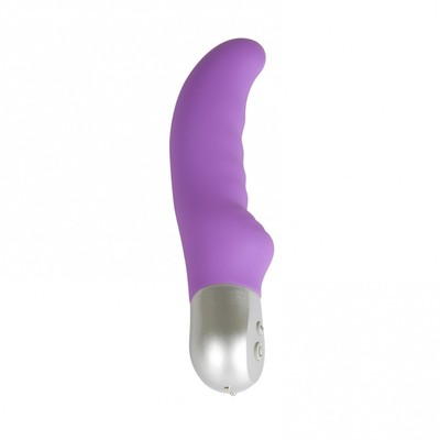 Foto 2 do produto Vibrador Estimulador de Clitóris e Ponto G Recarregável em Silicone com 10 Modos de Vibrações  - Leke Horn | 9 x 3,4 cm