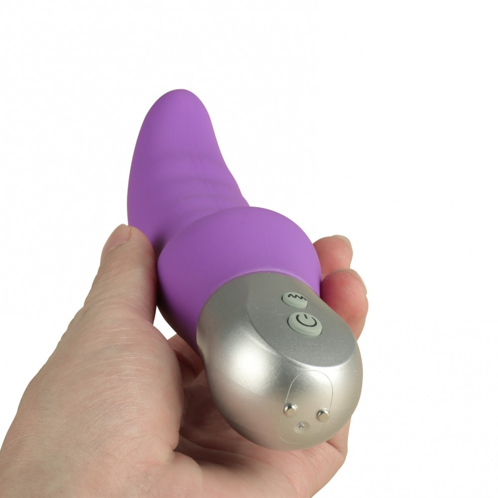 Vibrador Estimulador de Ponto G em Silicone com 10 Modos de Vibrações e Recarregável - Leke Horn | 9 x 3,4 cm - 8