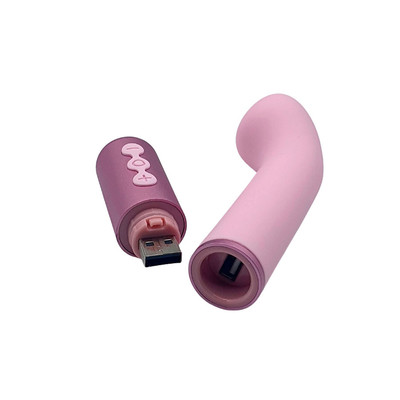 Vibrador de Clitóris e Ponto G, Recarregável em Silicone com 5 Modos de Vibrações e Intensidades - Sweets | 11,1 x 3,2 cm