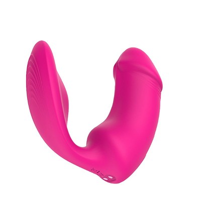 Foto 4 do produto Vibrador de Clitóris e Ponto G Recarregável em Silicone com  9 Modos de Vibrações e Controle Remoto Sem Fio - S-hande Sparrow-RCT | 17,0 x 3,3cm | Disponível em 2 Cores