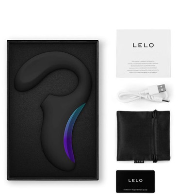 Foto 6 do produto Vibrador de Clitóris e Ponto G em Silicone Soft Touch com Tecnologia SenSonic, 3 Motores e 8 Modos de Vibração - Lelo Enigma Wave | Disponível em 2 Cores