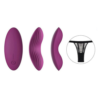 Foto 8 do produto Vibrador de Clitóris Recarregável com 11 Modos de Vibração e Calcinha - Svakom Edeny |  9 x 3 cm
