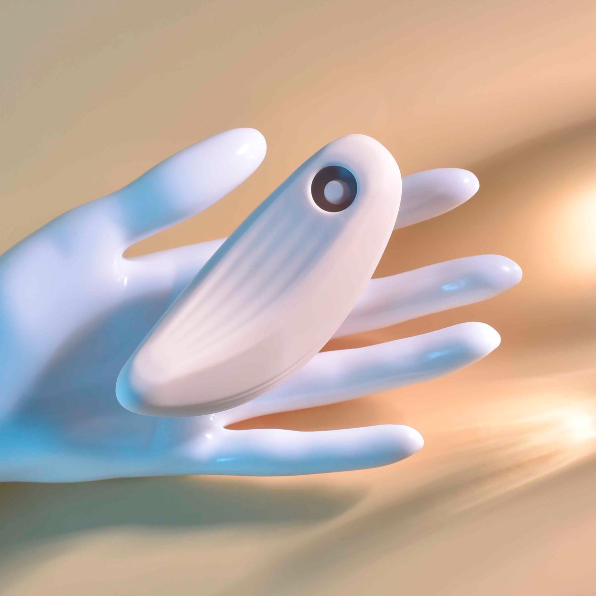 Estimulador de Clitóris em Silicone com 10 Modos de Vibrações, Pulsação e Recarregável - Evolved Playboy Pleasure Palm | 9,6 x 5,2 cm - 4