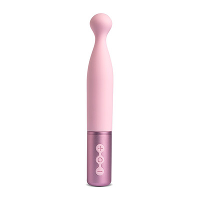 Foto 2 do produto Vibrador Clitoriano Recarregável em Silicone com 5 Modos de Vibrações e Intensidades - Sweets | 11,3 x 2,5 cm