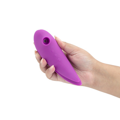 Vibrador de Clitóris em Silicone com 7 Modos de Vibração e 10 Modos de Pulsação - SI Lila | 15,5 x 5 cm | Disponível em 2 Cores