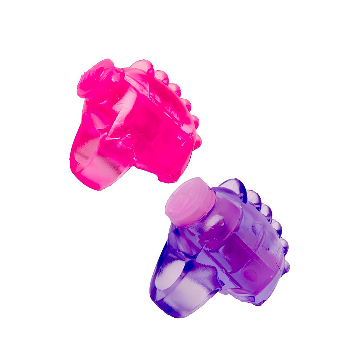 Dedeira Estimuladora em Silicone com Textura e Vibração Única | Disponível em 2 Cores - 1