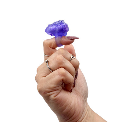 Dedeira Estimuladora em Silicone com Textura e Vibração Única | Disponível em 2 Cores