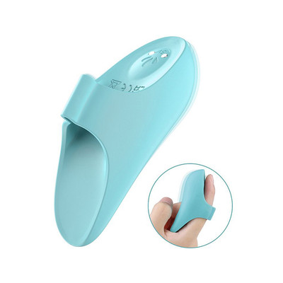 Foto 2 do produto Vibrador de Dedo Recarregável em Silicone com 9 Modos de Vibração - S-Hande Bounty Hunter - 8,5 x 3 cm | Disponível em 2 Cores