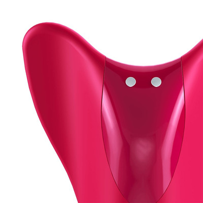 Foto 5 do produto Vibrador de Dedo Recarregável em Silicone com IPX7 (À Prova D'Água) e 12 Modos de Vibração - Satisfyer High Fly | 6,8 x 5,0 cm