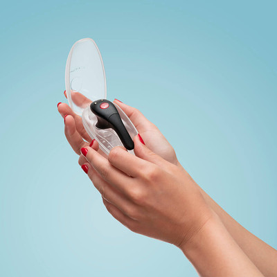 Vibrador de Dedo Unissex Recarregável com 4 Modos de Vibração - Fun Factory Be One | 7,4 x 2 cm