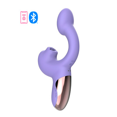 Vibrador de Dupla Estimulação com 10 Modos de Vibração, App Interativo e Recarregável via USB - Magic Motion Magic Ponder | 12 x 3,8 cm