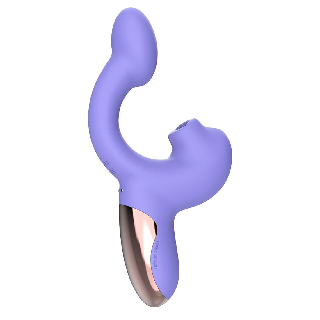 Vibrador de Dupla Estimulação com 10 Modos de Vibração, App Interativo e Recarregável via USB - Magic Motion Magic Ponder | 12 x 3,8 cm - 3