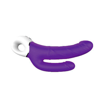 Foto 3 do produto Vibrador com Dupla Penetração em Formato de Pênis, Recarregável com 9 Modos de Vibração - S-Hande Jakiro | Disponível em 2 Cores