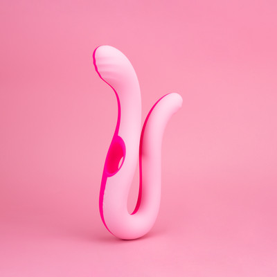 Foto 3 do produto Vibrador Duplo Flexível em Silicone com 10 Modos de Vibrações, 2 Motores e Recarregável - Intt Toys Vibra Collors Medusa | 10 x 3,5 cm