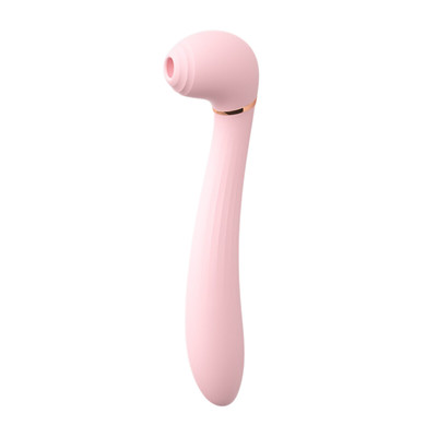 Foto 1 do produto Vibrador Duplo Recarregável com 10 Modos de Vibração e 10 Modos de Pulsação - We Love | 18 x 3,5 cm
