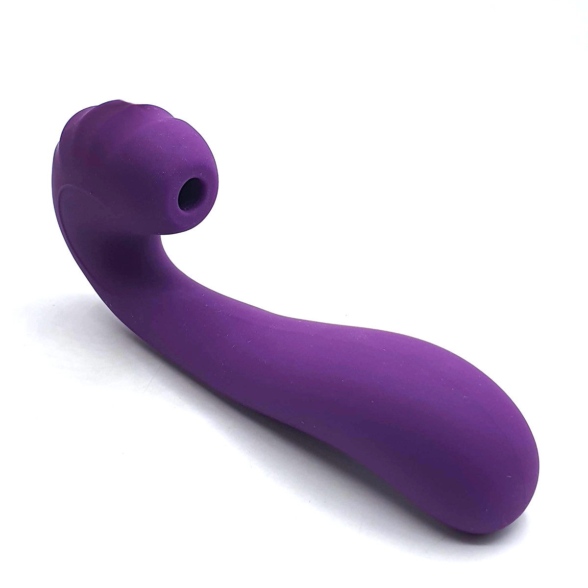 Vibrador Duplo Recarregável com 2 Motores,10 Modos de Vibração e Pulsações -  SI Zenobia | 12,3 x 3,3 cm | Disponível em 3 Cores - 5