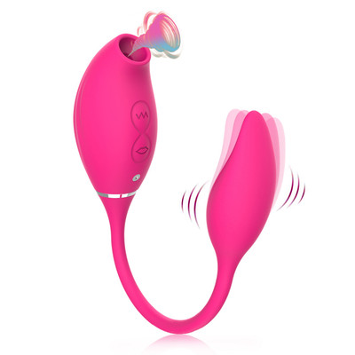 Foto 1 do produto Vibrador Duplo Recarregável com 5 Modos de Pulsação e 10 Modos de Vibrações - Massager Vip Mix | 26 x 4,2 cm