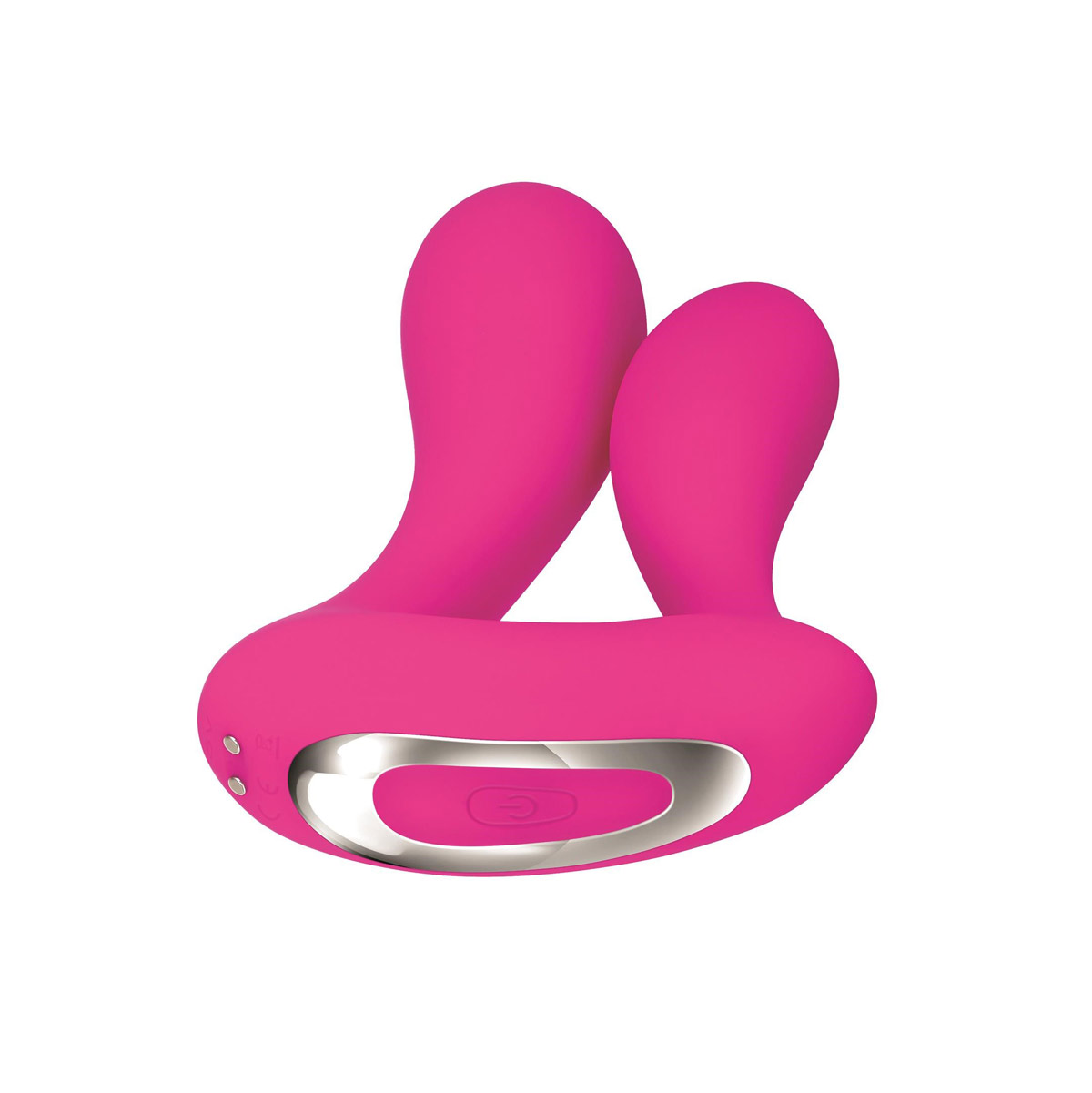 Vibrador Duplo Recarregável com 9 Modos de Vibração e Controle Remoto Sem Fio - Adam & Eve Rechargeable Dual Entry Vibe | 6,1 x 2,4 cm | 8,7 x 2,9 cm - 8