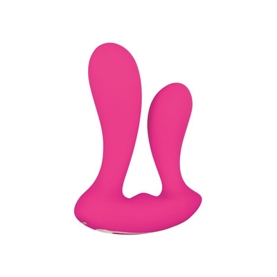Foto 3 do produto Vibrador Duplo Recarregável com 9 Modos de Vibração e Controle Remoto Sem Fio - Adam & Eve Rechargeable Dual Entry Vibe | 6,1 x 2,4 cm | 8,7 x 2,9 cm
