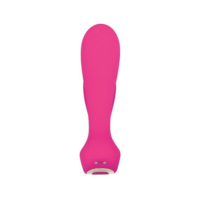 Foto 4 do produto Vibrador Duplo Recarregável com 9 Modos de Vibração e Controle Remoto Sem Fio - Adam & Eve Rechargeable Dual Entry Vibe | 6,1 x 2,4 cm | 8,7 x 2,9 cm