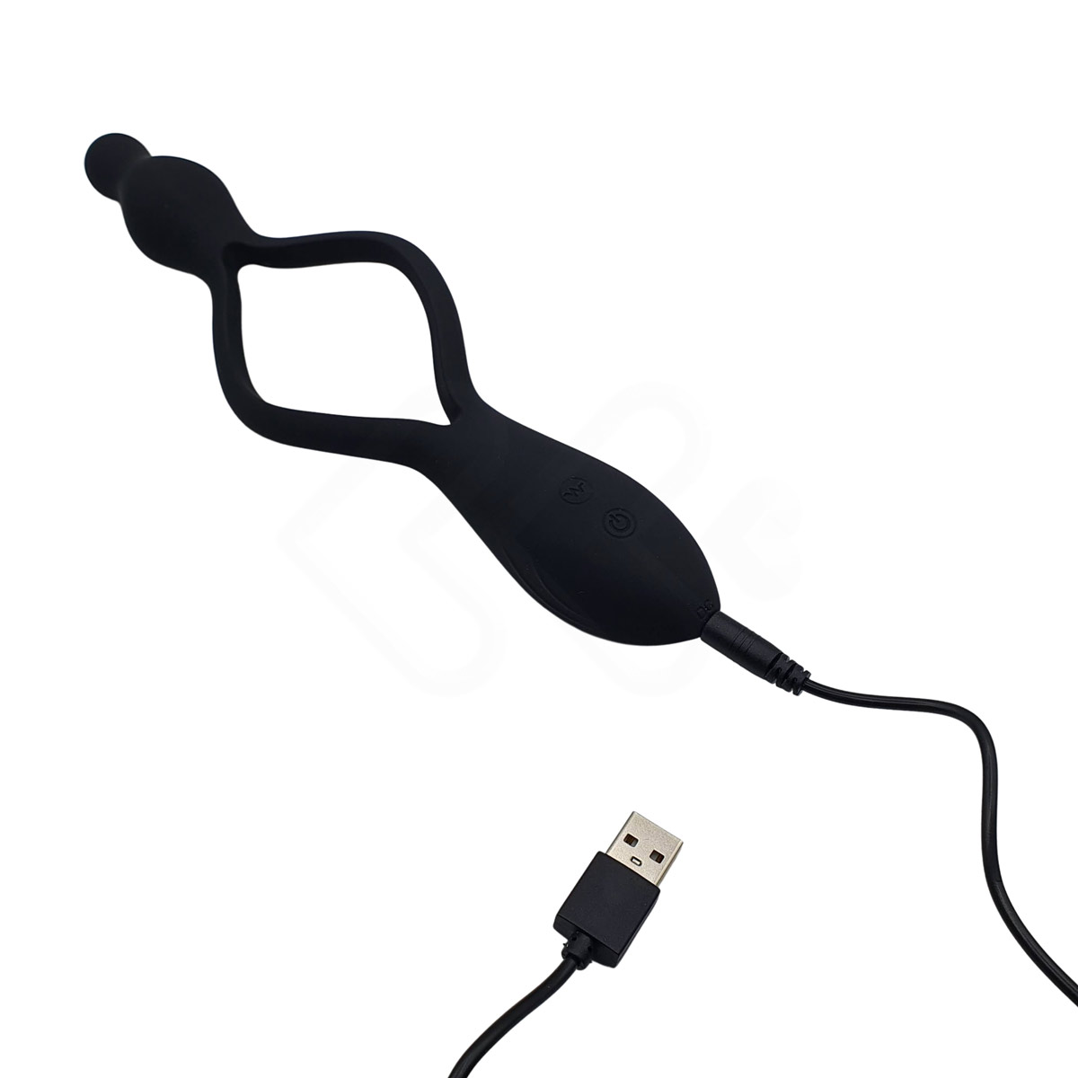 Vibrador Duplo Recarregável com Corpo Dobrável, Eixo Peek e 10 Modos de Vibração - Evolved You, Me, Us Bendable Vibe | 19,5 x 3 cm - 9