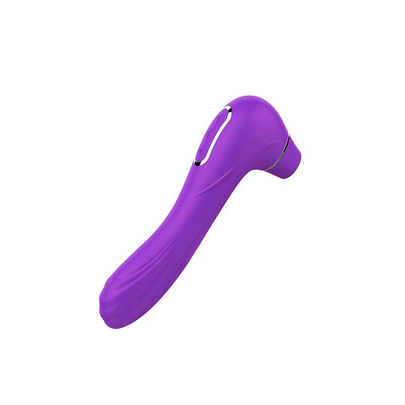 Vibrador Duplo Recarregável em Silicone com 10 Modos de Vibração e Pulsação | 10 x 3,4 cm - 2