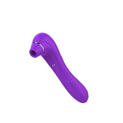 Foto 4 do produto Vibrador Duplo Recarregável em Silicone com 10 Modos de Vibração e Pulsação | 10 x 3,4 cm