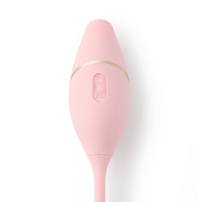 Foto 4 do produto Vibrador Duplo em Silicone com 10 Modos de Vibração, 5 Níveis de Pulsação, Recarregável e Resistente à Água - Kistoy Cathy Mini