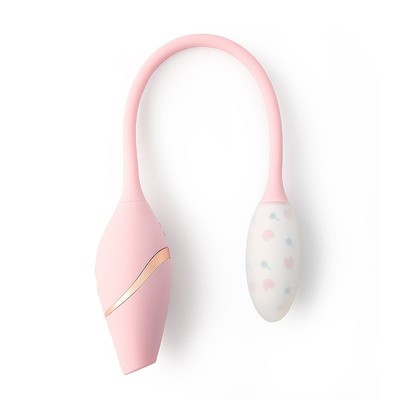 Foto 3 do produto Vibrador Duplo em Silicone com 10 Modos de Vibração, 5 Níveis de Pulsação, Recarregável e Resistente à Água - Kistoy Cathy Mini