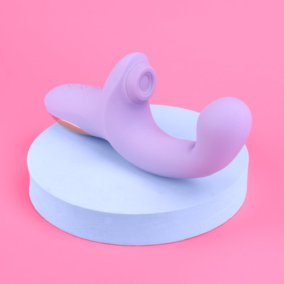 Foto 3 do produto Vibrador Duplo em Silicone com 10 Modos de Vibração com Dedilhar, 10 Modos de Pulsação e Carregamento via Cabo USB Magnético - Exclusiva Bertha | 18,5 x 4 cm | Disponível em 2 Cores