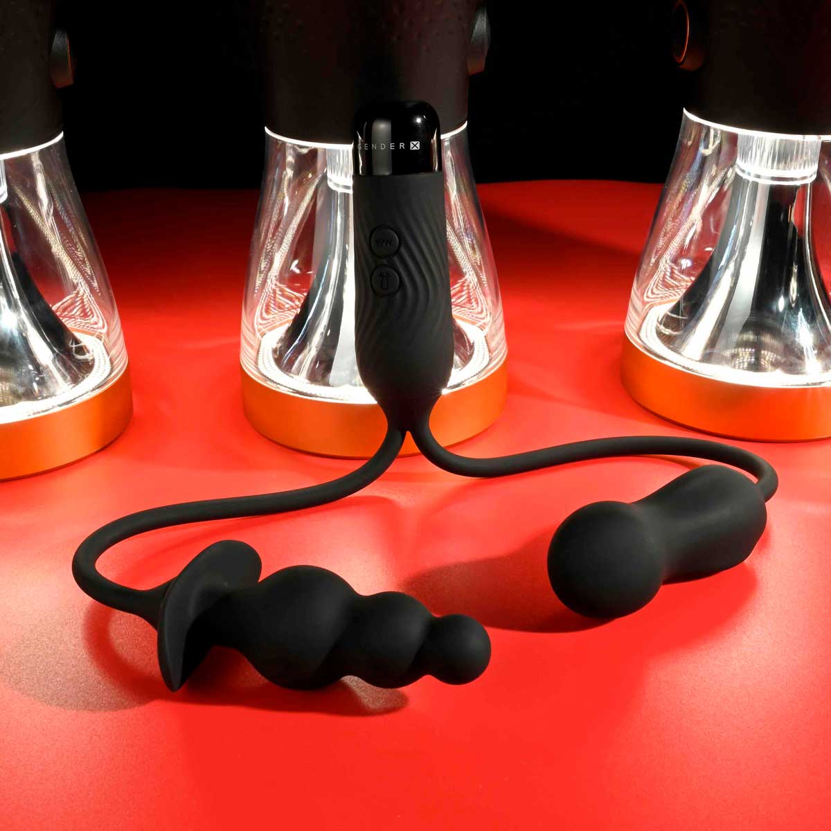 Vibrador Duplo em Silicone com 8 Modos de Vibração, 2 Motores, Recarregável via USB e Resistente à Água - Gender X Double My Pleasure - 2