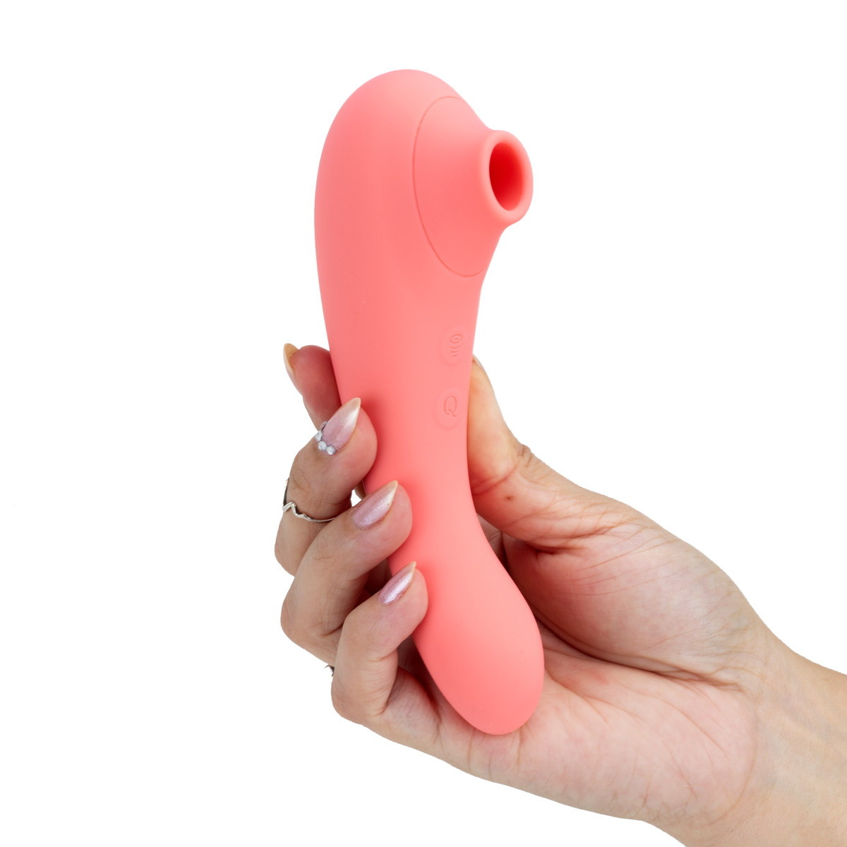 Vibrador Duplo em Silicone Aveludado com 10 Modos de Pulsação, 10 Tipos de Vibração, Turbo e Recarregável - Quinn Cloud Dual-Sided | Disponível em 2 Cores - 7