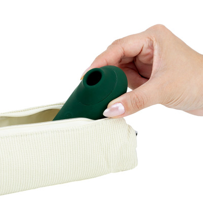 Foto 3 do produto Vibrador Duplo em Silicone Aveludado com 10 Modos de Pulsação, 10 Tipos de Vibração, Turbo e Recarregável - Quinn Cloud Dual-Sided | Disponível em 2 Cores