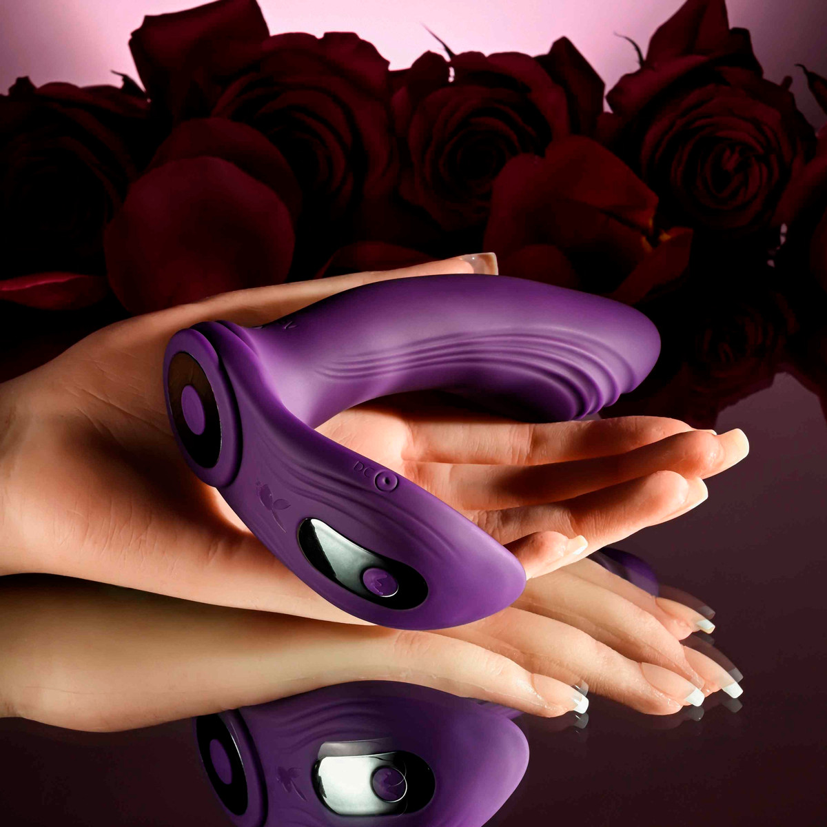 Vibrador Duplo em Silicone com Design Versátil, 10 Modos de Vibração, Recarregável e Resistente à Água - Evolved Playboy Mix & Match | 10 x 3,4 cm - 8