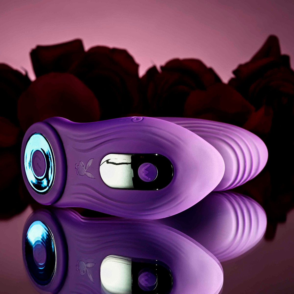 Vibrador Duplo em Silicone com Design Versátil, 10 Modos de Vibração, Recarregável e Resistente à Água - Evolved Playboy Mix & Match | 10 x 3,4 cm - 6