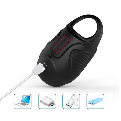 Foto 4 do produto Vibrador de Escroto em Silicone com Anel Peniano, 7 Modos de Vibração e Carregamento via Cabo USB - SI Egg Pro | 5 x 5,2 cm