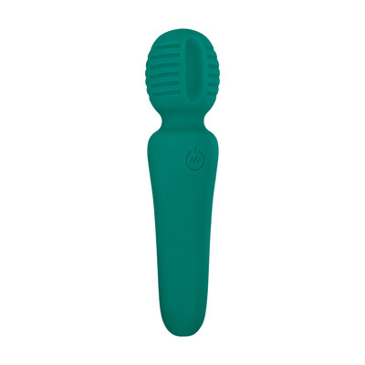 Foto 2 do produto Vibrador Estilo Varinha Mágica,  Recarregável e 10 Modos de Vibração - Adam & Eve Eve's Petite Private Pleasure Wand | 15 x 3,5 cm