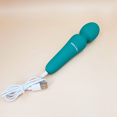 Foto 3 do produto Vibrador Estilo Varinha Mágica,  Recarregável e 10 Modos de Vibração - Adam & Eve Eve's Petite Private Pleasure Wand | 15 x 3,5 cm