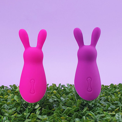 Foto 2 do produto Vibrador Estimulador de Clitóris em Formato de Coelho com 10 Modo de Vibração - SI Sexy Import | 3 x 1,2 cm | 2 Cores