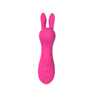 Foto 2 do produto Vibrador Estimulador de Clítoris em Formato de Coelho, Recarregável e 10 Modos de Vibração - Vibe | 18 x 3,6 cm | Disponível em 2 Cores