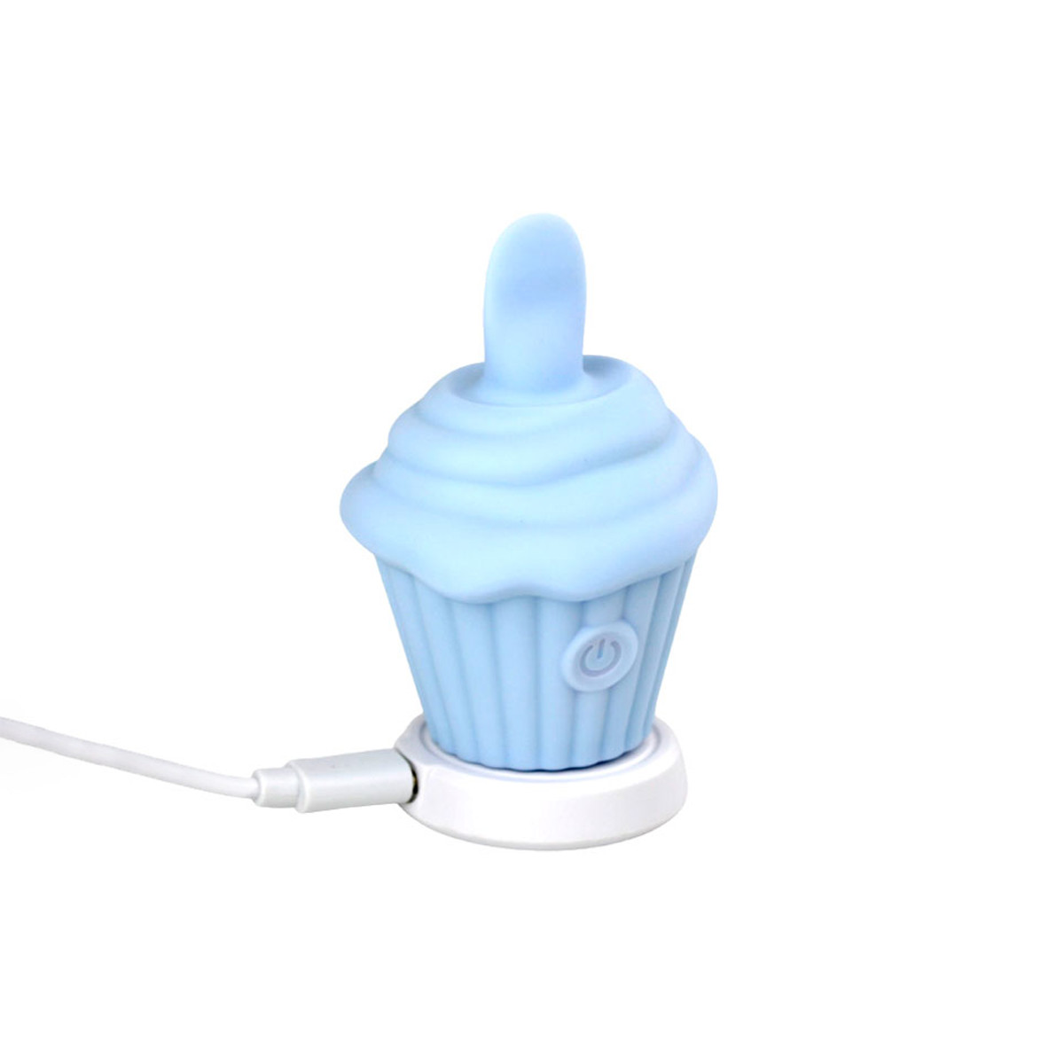 Vibrador Estimulador de Clitóris em Formato de Cupcake com 10 Movimentos de Língua - SI Play Soft Vibrating Egg | 7,7 x 5,4 cm | Disponível em 3 Cores - 8