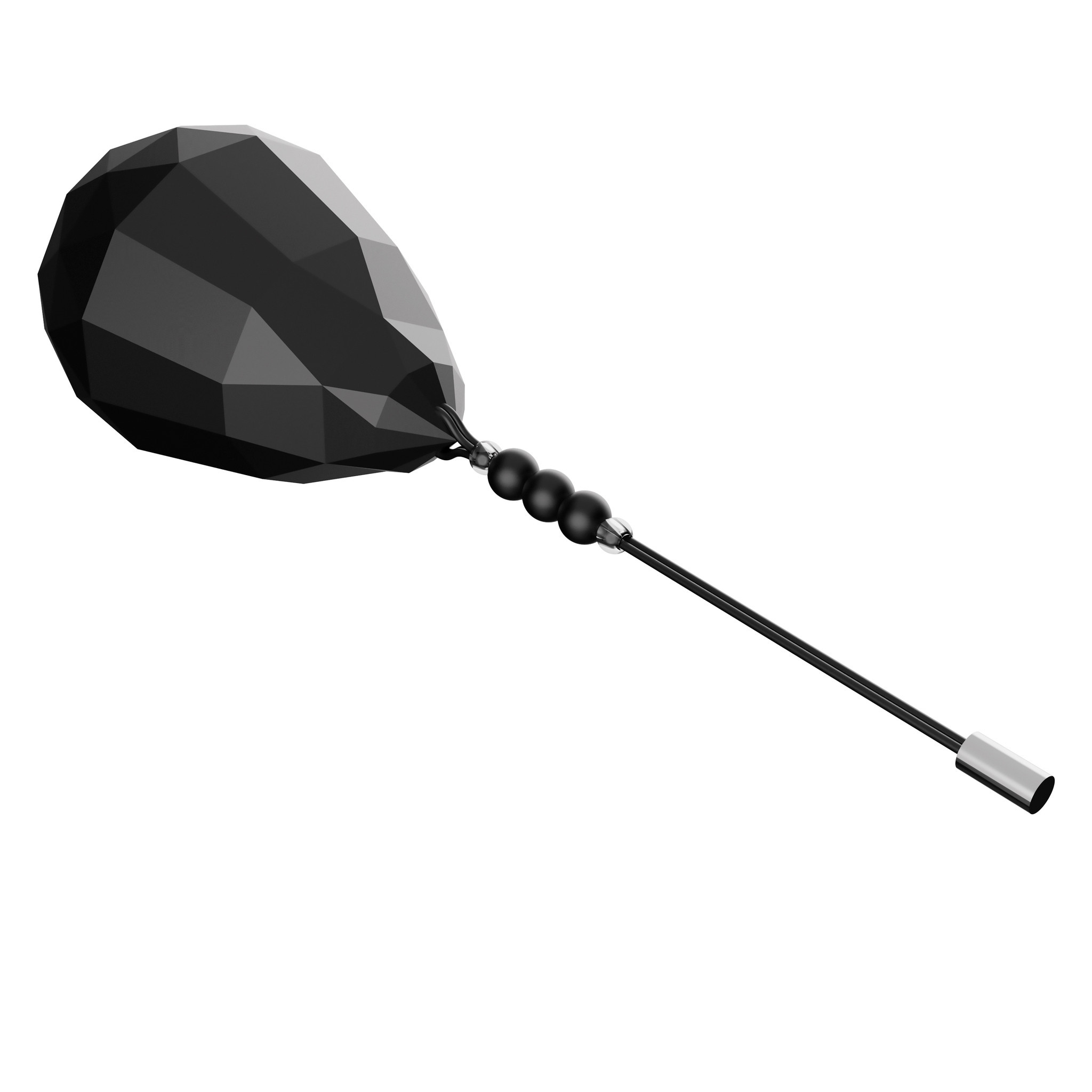 Vibrador Estimulador de Clitóris em Formato de Diamante com Cerdas Rotatórias e 3 Modos de Vibração - Evolved Spinning O | 6,7 x 4,3 cm - 4